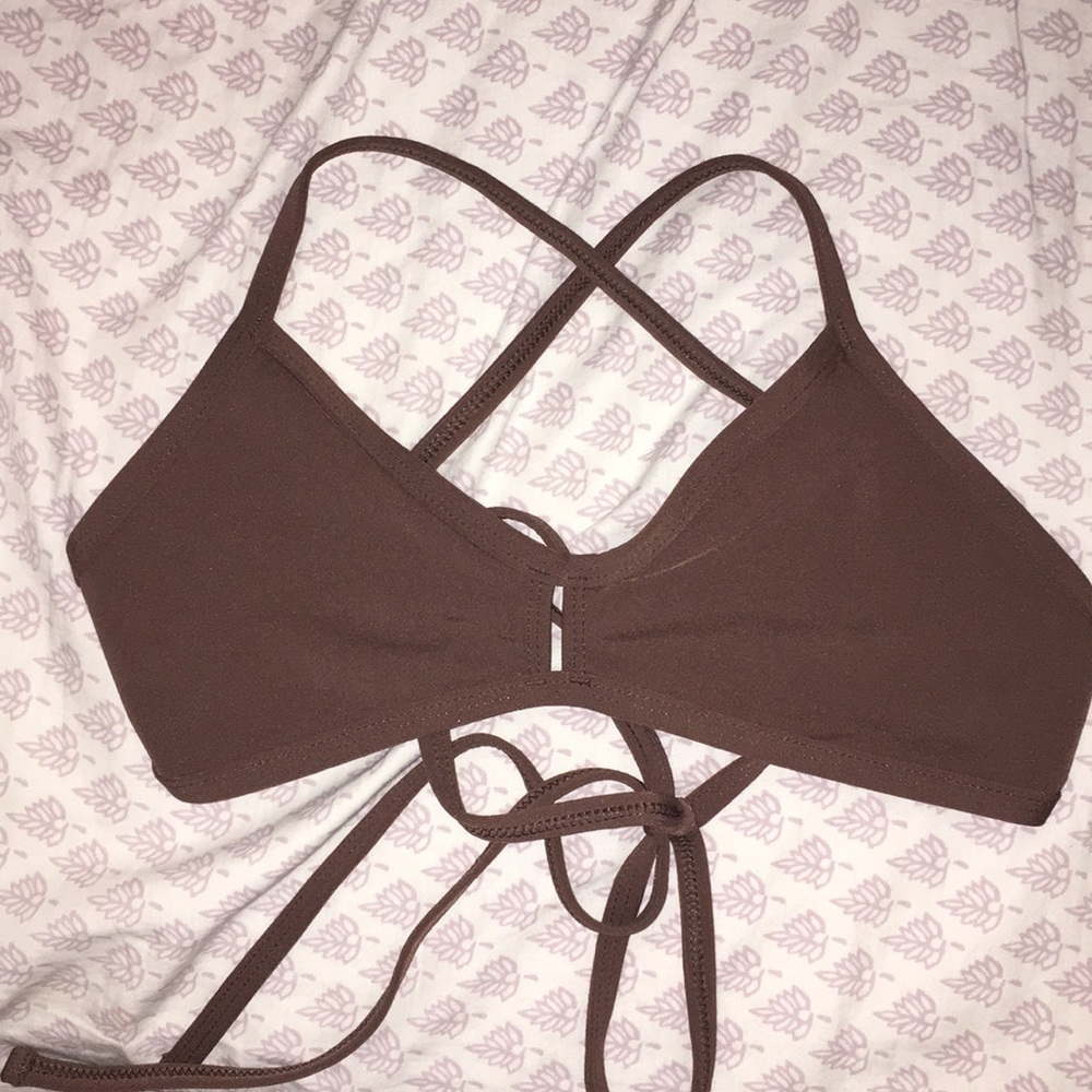 Brown Jolyn Vent Top